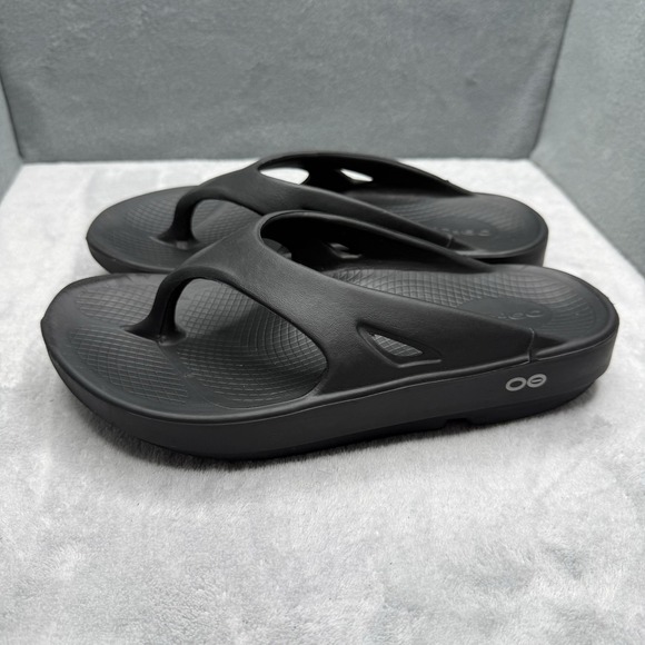 OOFOS Other - Oofos Ooriginal Recovery Sandals Unisex Black M5-W7 EU 38 Comfort Washable Beach